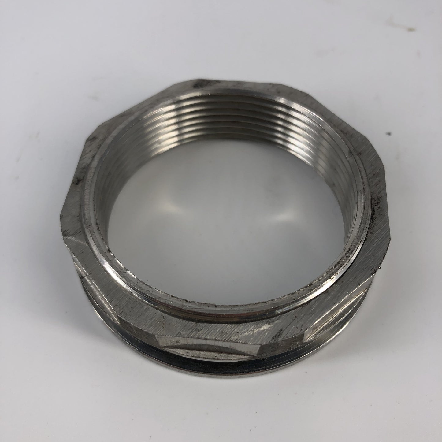 Stainless Steel Tank Fitting Short Left Hand Thread