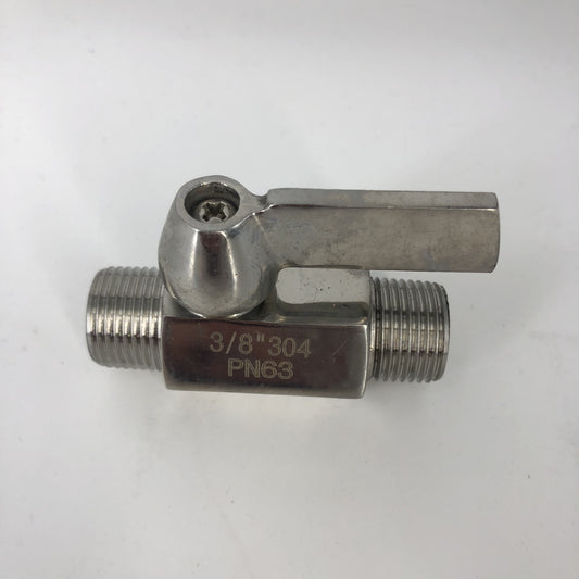 Mini Ball Valve With S/S Handle M/M