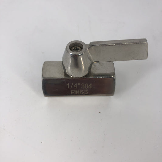 Mini Ball Valve With S/S Handle F/F